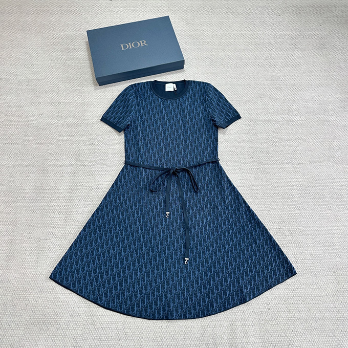 9A+ quality dior oblique knit dress